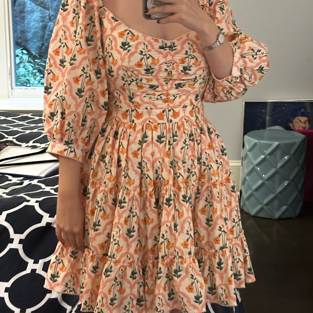 Agua by Agua Bendita Curandera Guanabana Botanico Rosa Mini Dress